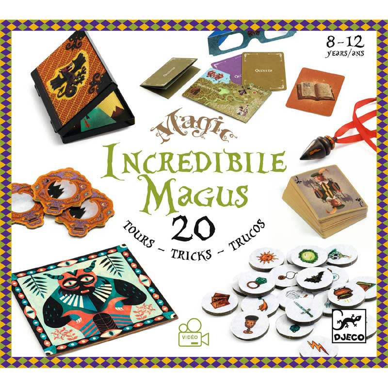 Incredibile Magus - 20 Magic Tricks by Djeco