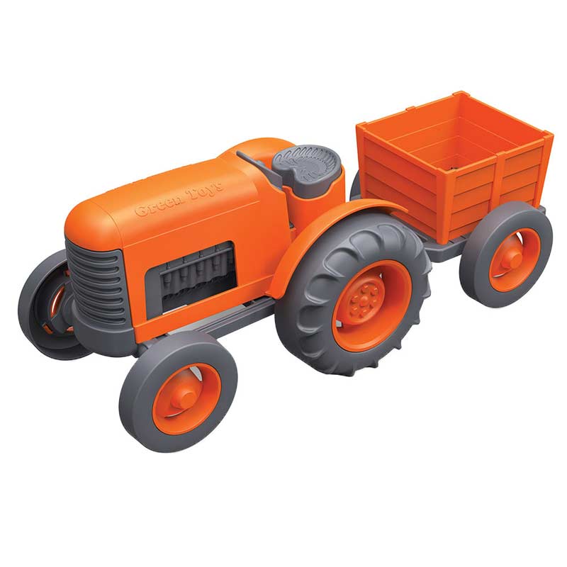 Tractor - Orange by Green Toys