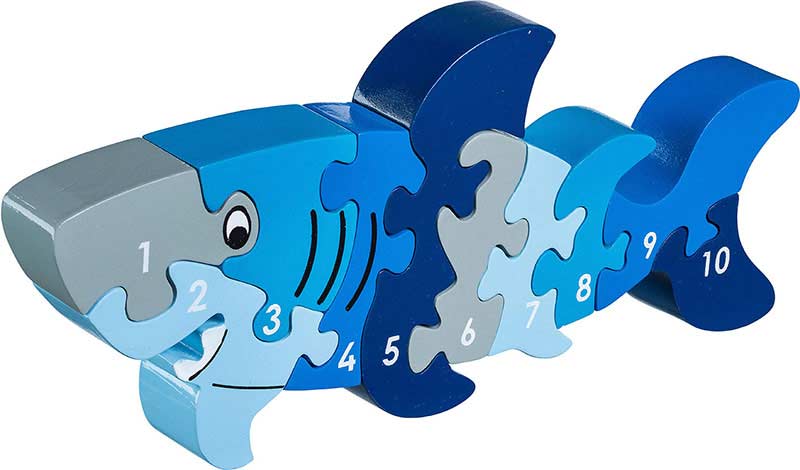 Shark 1-10 Jigsaw by Lanka Kade