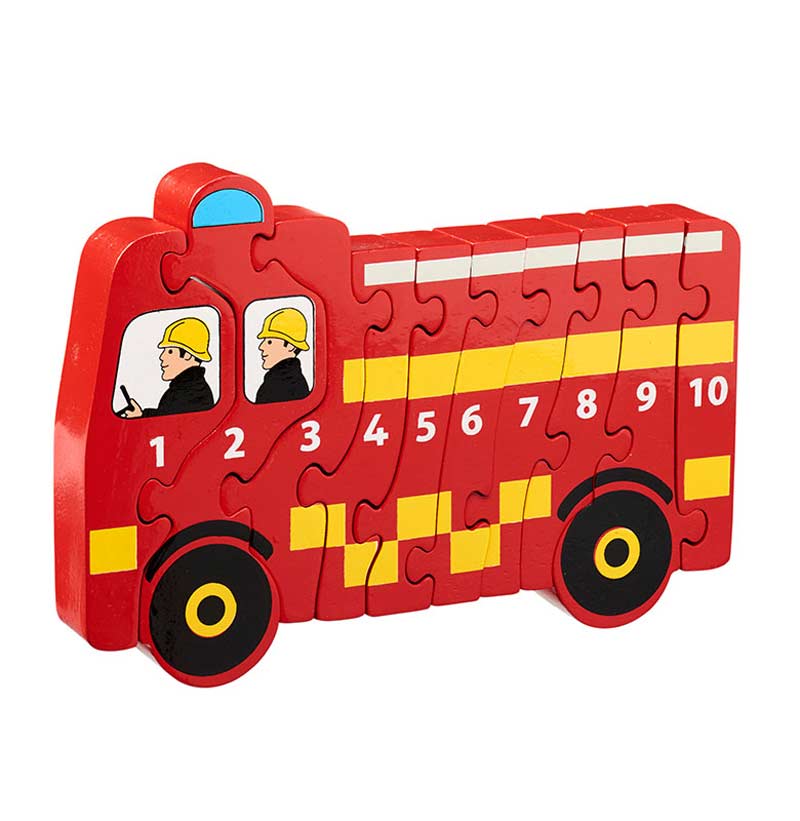 Fire Engine 1-10 Jigsaw by Lanka Kade