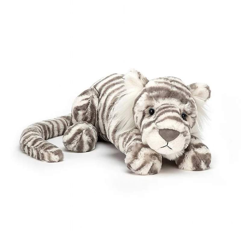 Sacha Snow Tiger by Jellycat