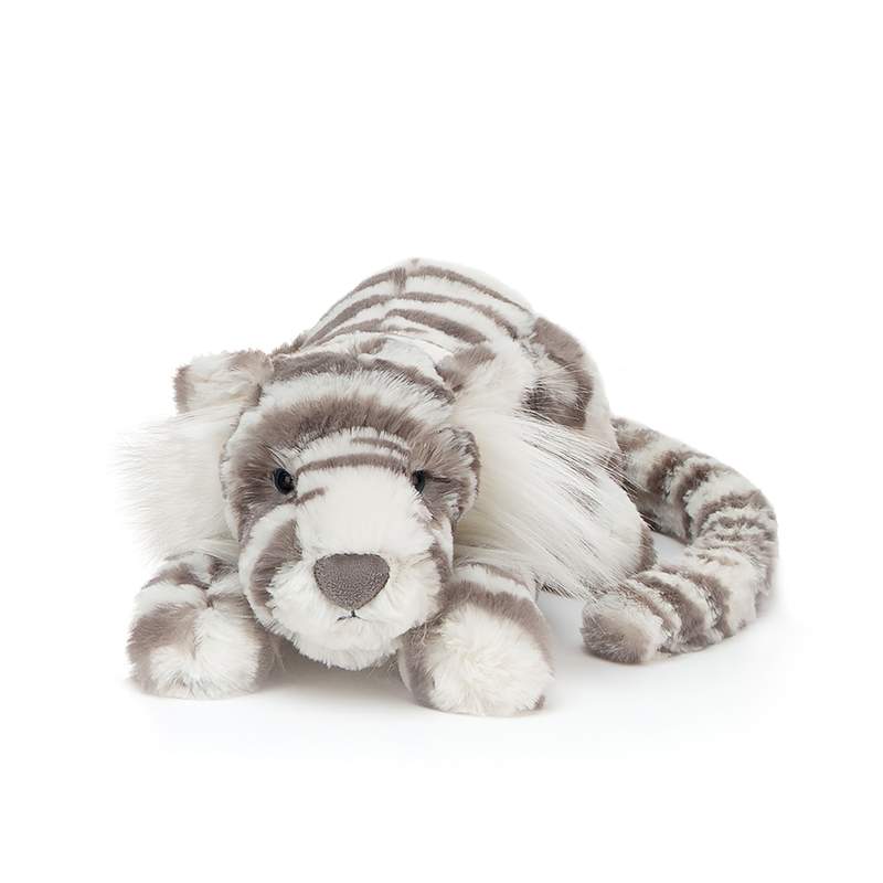 Sacha Snow Tiger Little by Jellycat