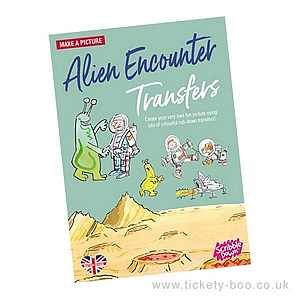 Alien Encounters Transfers by Scribble Down