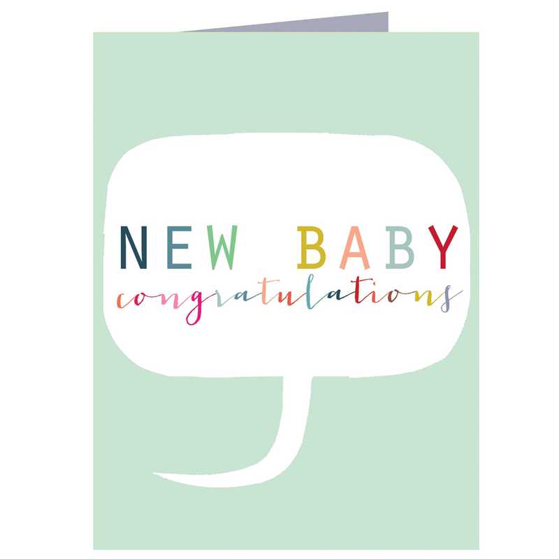 Mini New Baby Card by Kali Stileman