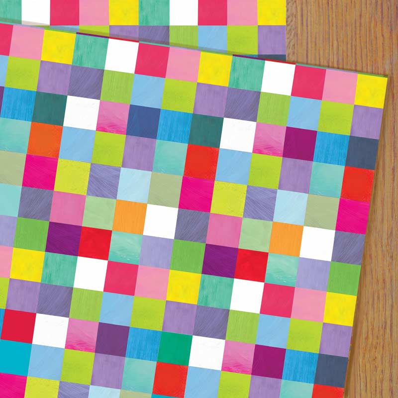 Little Squares Wrapping Paper by Kali Stileman
