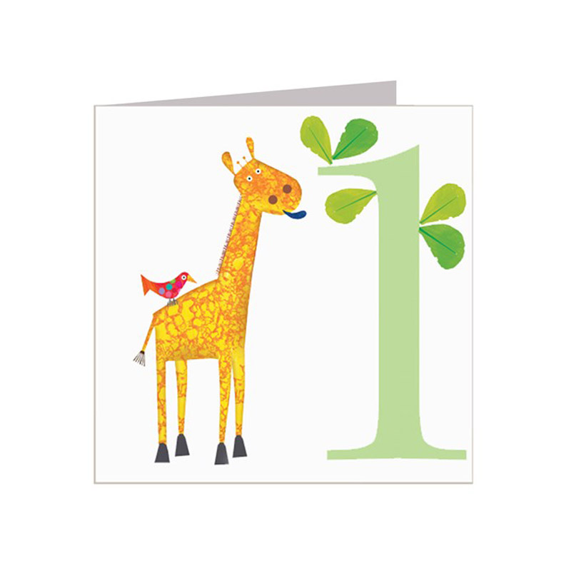 One Giraffe Card by Kali Stileman