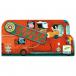 The Fire Truck 16pcs Silhouette Puzzle by Djeco - 3