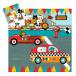 The Racing Car 16pcs Silhouette Puzzle by Djeco - 1