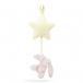 Bashful Pink Bunny Star Musical Pull by Jellycat - 0