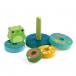 Rainbow Puzz & Stack Wooden Puzzle by Djeco - 2