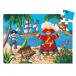 The Pirate and the Treasure 36pcs Silhouette Puzzle by Djeco - 1