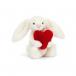 Bashful Red Love Heart Bunny Little by Jellycat - 0